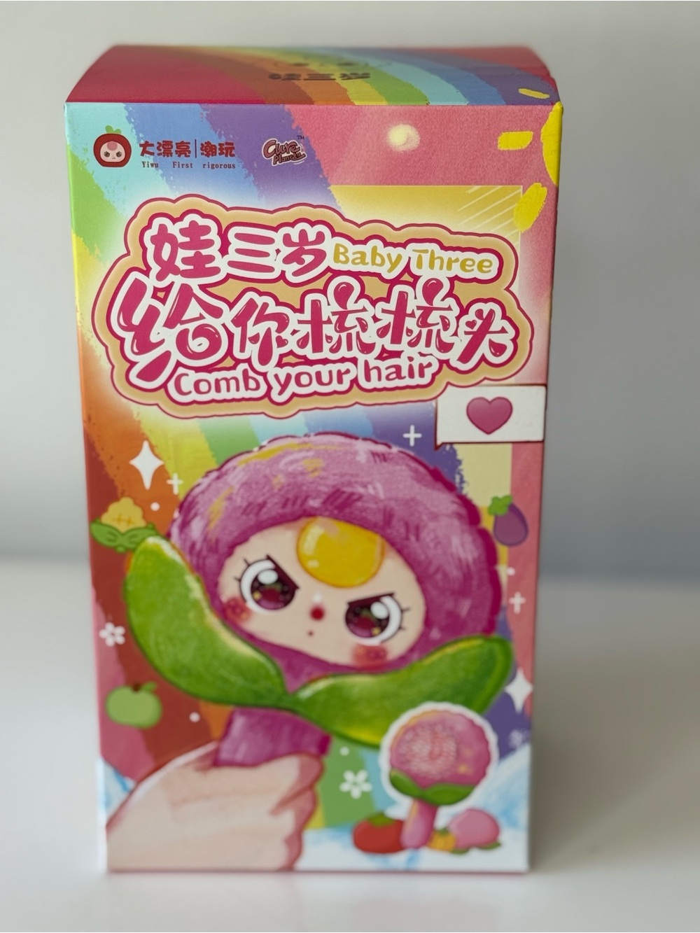 New! Baby Three - Brush Your Hair Plush Blind Box